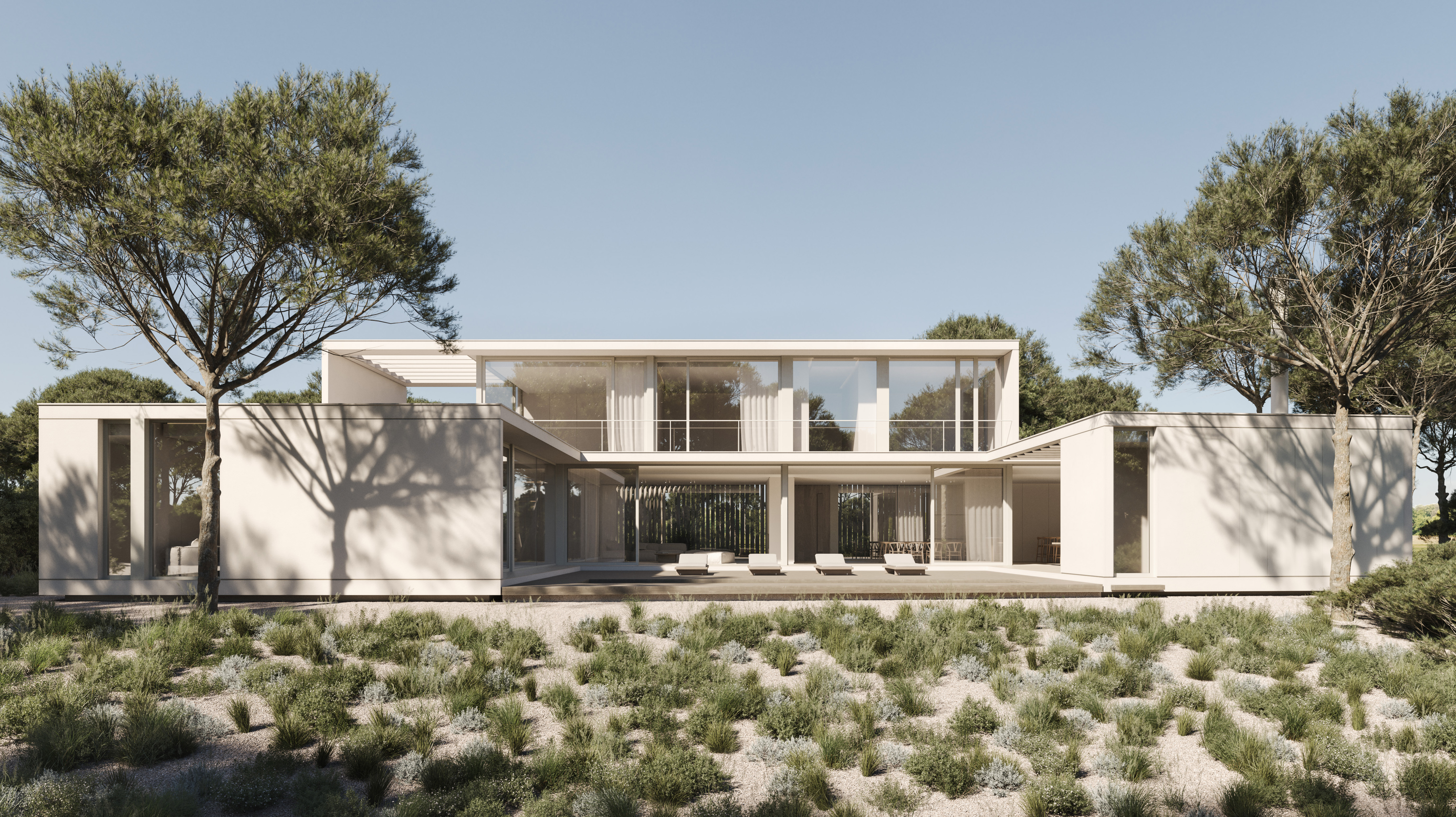 LC07 — Fachada al jardín